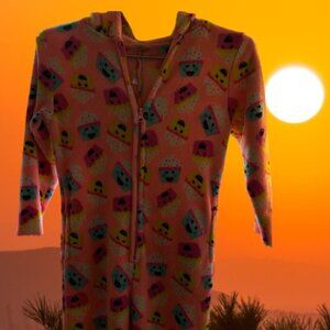 Girl's Hooded Pajamas